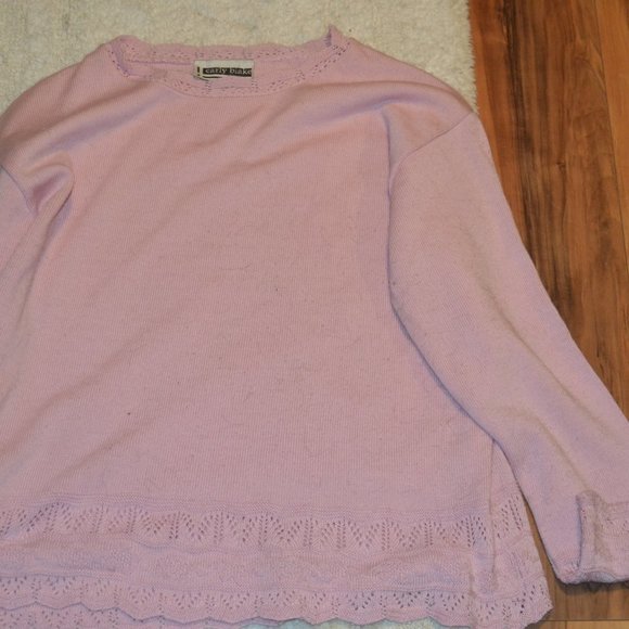 Carly Blake Sweaters - Pink Lightweight Sweater.